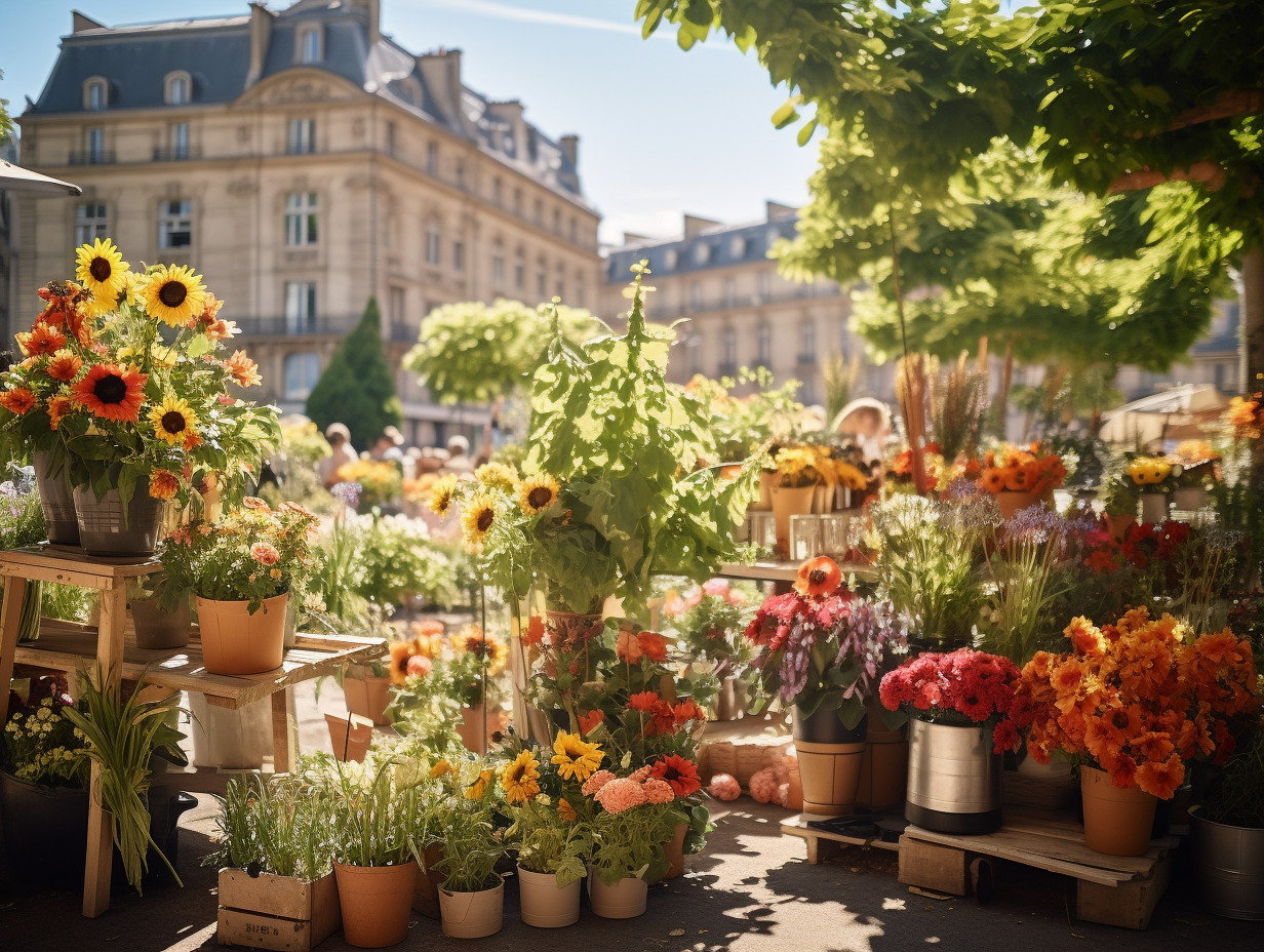 marché aux fleurs et oiseaux  ile de la cité paris : visite incontournable - paris  fleurs
