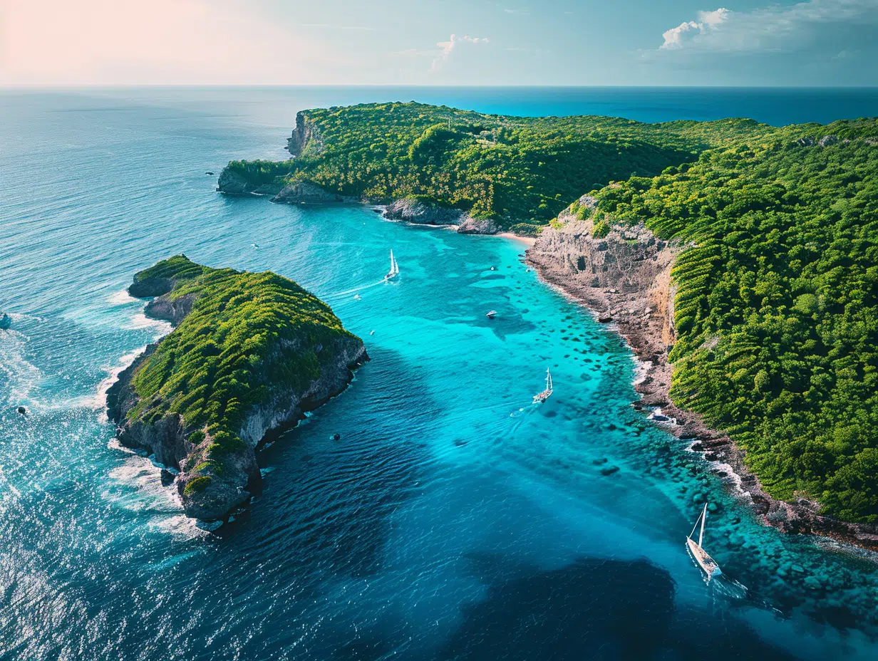 Voyage cartographique : découvrir la Guadeloupe au sein de l’archipel des Caraïbes