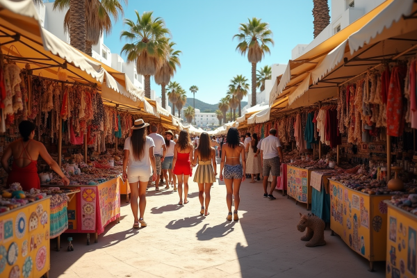 Le marché hippie d’Ibiza : une immersion bohème