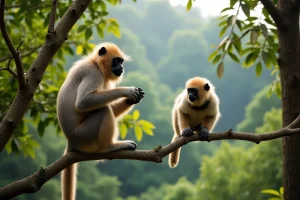 Rencontre avec les gibbons dans la réserve de Bokeo au Laos