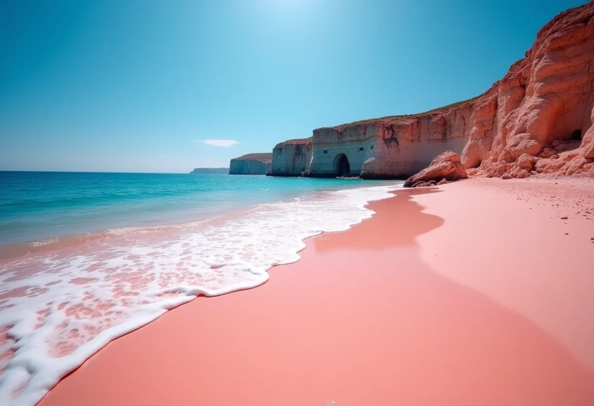 La plage rose en Crète : un joyau insoupçonné