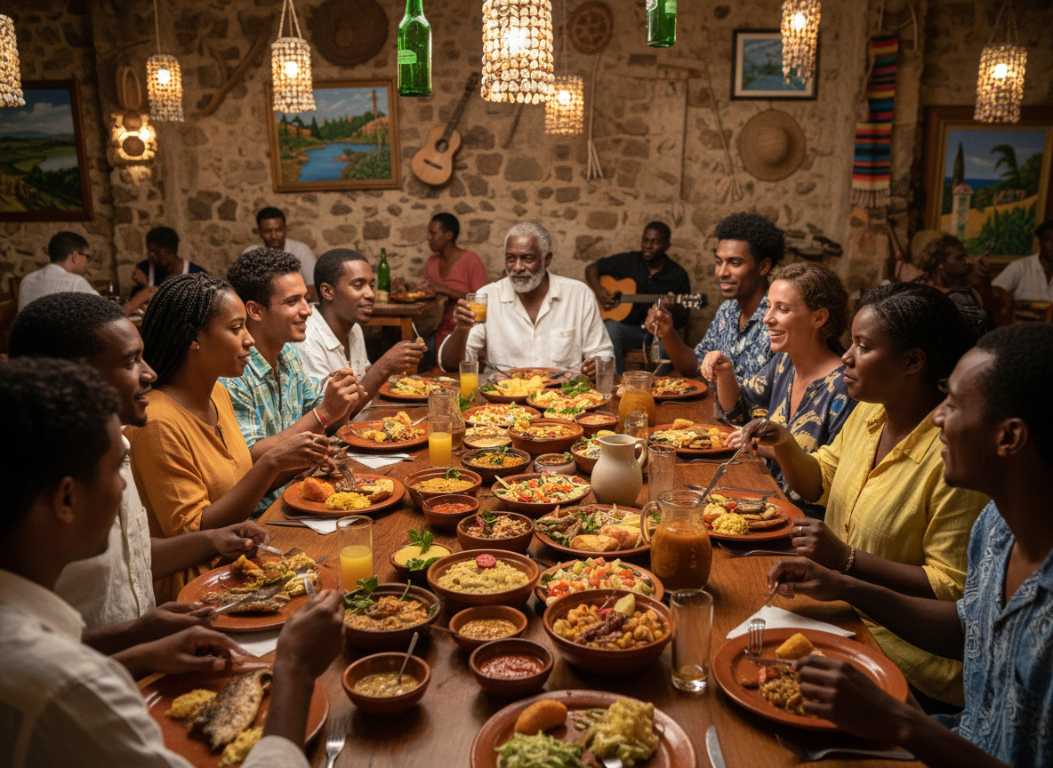 Groupe de jeunes et d